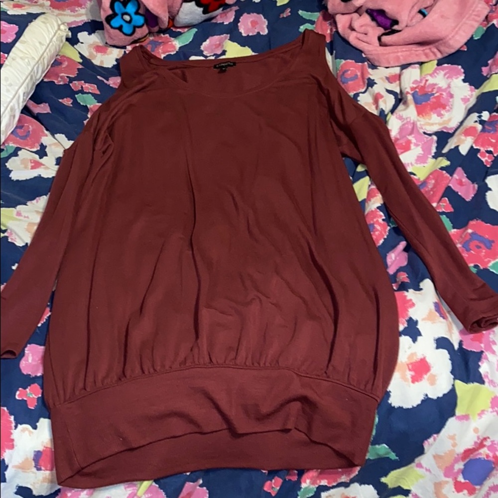 Express Long Sleeve Sweatshirt dress